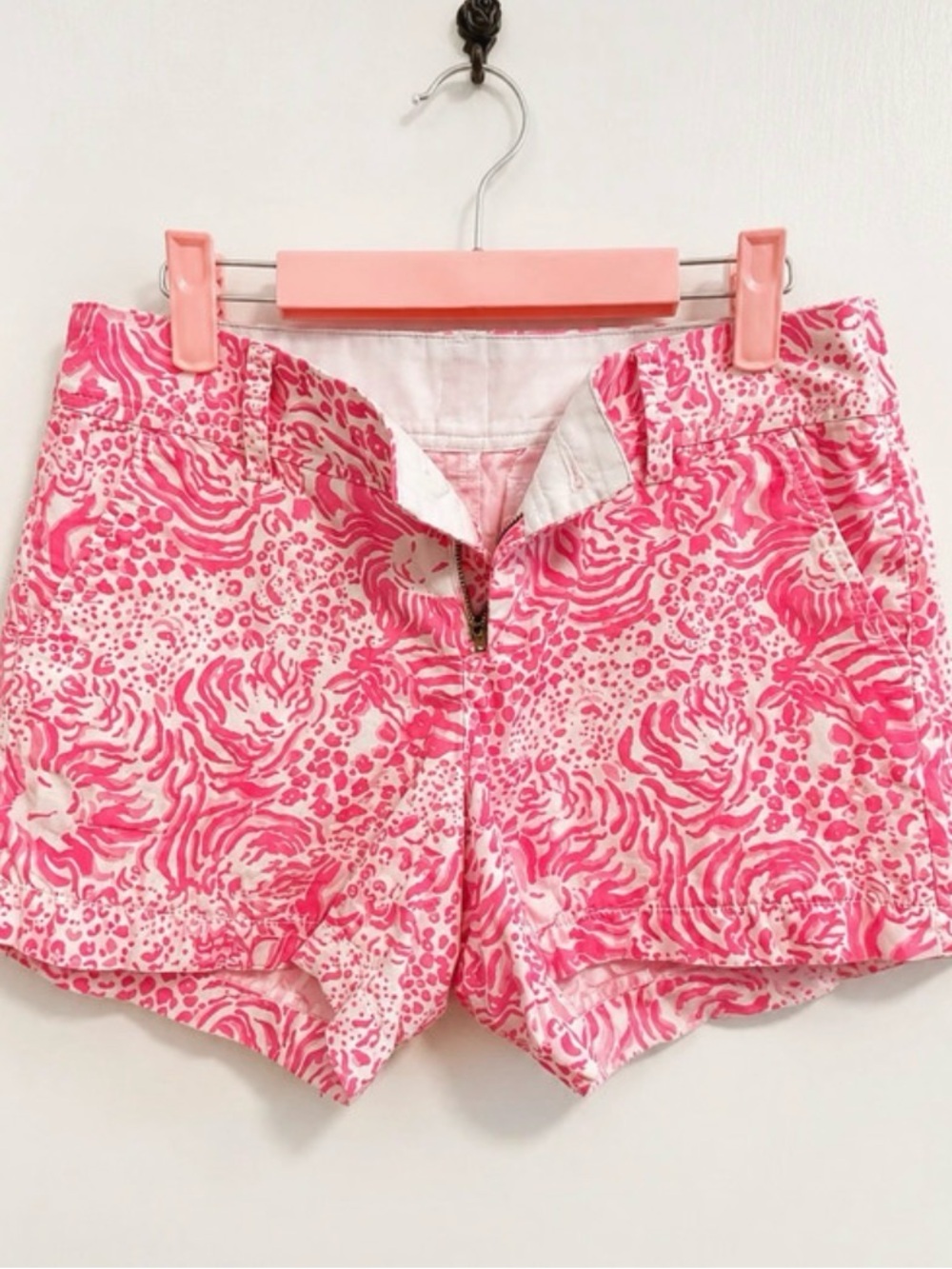 Lilly Pulitzer Pink Printed High-Waist Shorts